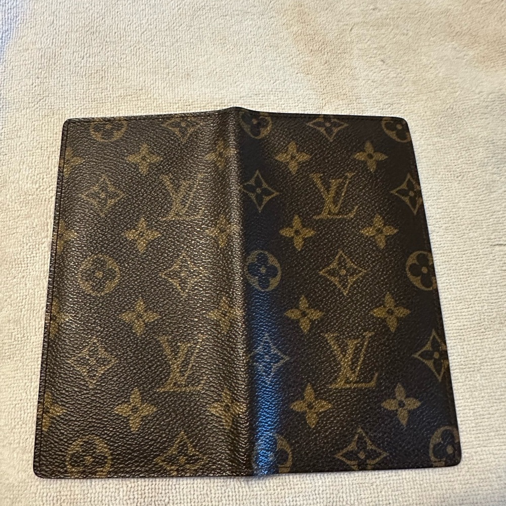 Louis Vuitton Monogram Pocket Agenda de Poche Notebook/ Checkbook Cover